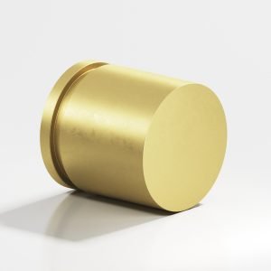 Colonial Bronze 186 187 Series 7 in Matte Satin Brass (M4)