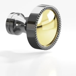 Colonial Bronze Series 175 in Graphite with Polished Brass (GRAx3)