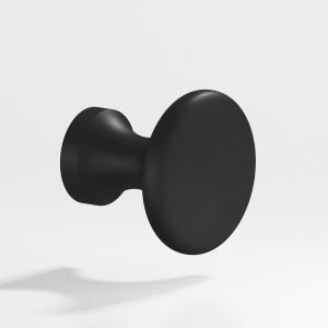 Colonial Bronze 115 116 Series 23 in Matte Satin Black (M19)