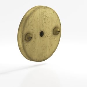 Colonial Bronze Series 592 9 in Distressed Antique Brass (D5)
