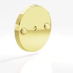 Colonial Bronze Series 592 2 in Unlacquered Polished Brass (3A)