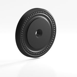 Colonial Bronze Series B203 B9203 23 in Matte Satin Black (M19)