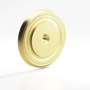 Colonial Bronze Series B203 B9203 7 in Matte Satin Brass (M4)