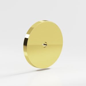 Colonial Bronze 160 161 162 220 9160 9161 9162 9163 9165 9166 9167 9168 Backplate 2 in Unlacquered Polished Brass (3A)