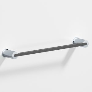 Colonial Bronze Series 43 Towel Bar 49a in Matte Graphite with Polished Chrome (MGRAX26)