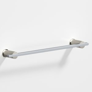 Colonial Bronze Series 42 Towel Bar 42a in Nickel Stainless with Satin Chrome (15CCx26D