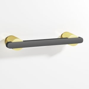 Colonial Bronze Series 1335 2c in Polished Brass with Matte Graphite (3xMGRA)