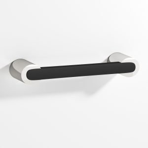 Colonial Bronze Series 1333 40c in Polished Nickel with Matte Satin Black (14xM19)