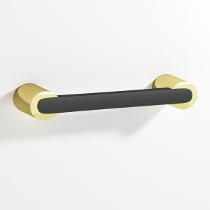 Colonial Bronze Series 1333 2c in Polished Brass with Matte Graphite (3 MGRA)
