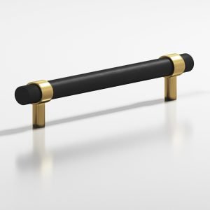 Colonial Bronze 1307 1308 1309 1310 Series 3a in Satin Brass with Matte Satin Black (4XM19)