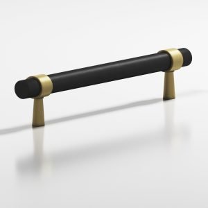 Colonial Bronze 1302 Series 8a in Matte Antique Brass with Matte Satin Black (M5XM19)