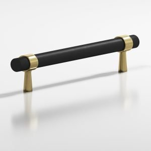 Colonial Bronze 1302 Series 6a in Antique Brass with Matte Satin Black (5XM19)