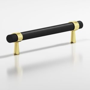 Colonial Bronze 1302 Series 1a in Polished Brass with Matte Satin Black (3XM19)