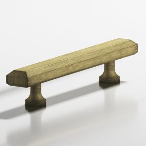 Colonial Bronze 272 273 276 Series 9 in Distressed Antique Brass (D5)