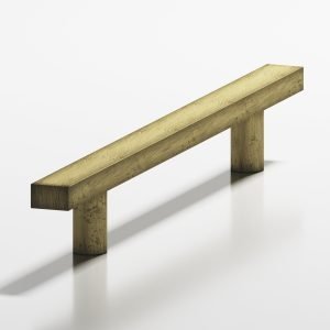 Colonial Bronze 254 508 Series 9 in Distressed Antique Brass (D5)