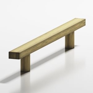 Colonial Bronze 254 508 Series 8 in Matte Antique Satin Brass (M5)