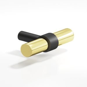 Colonial Bronze Series 1501 49a in Matte Graphite with Polished Brass (MGRAX3)
