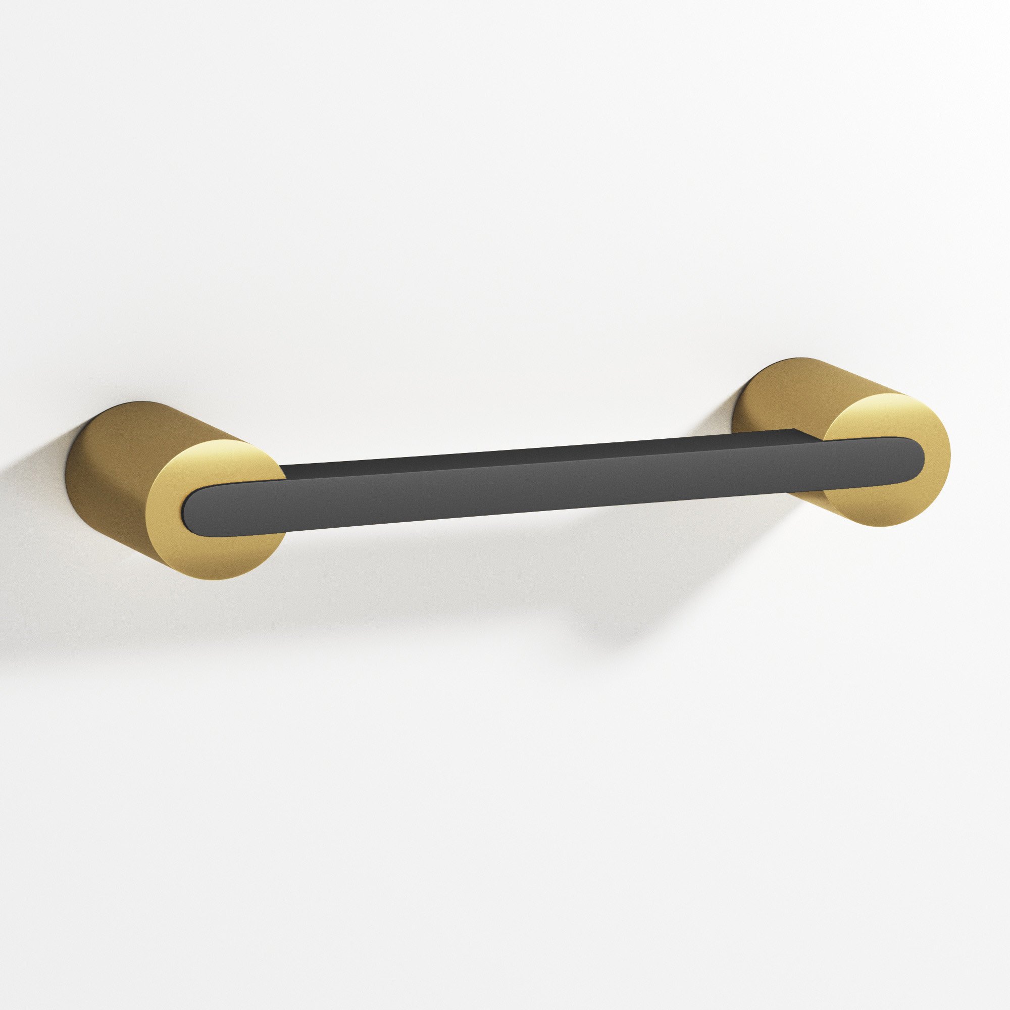 Colonial Bronze Series 1332 3b in Satin Brass with Matte Graphite (4XMGRA)