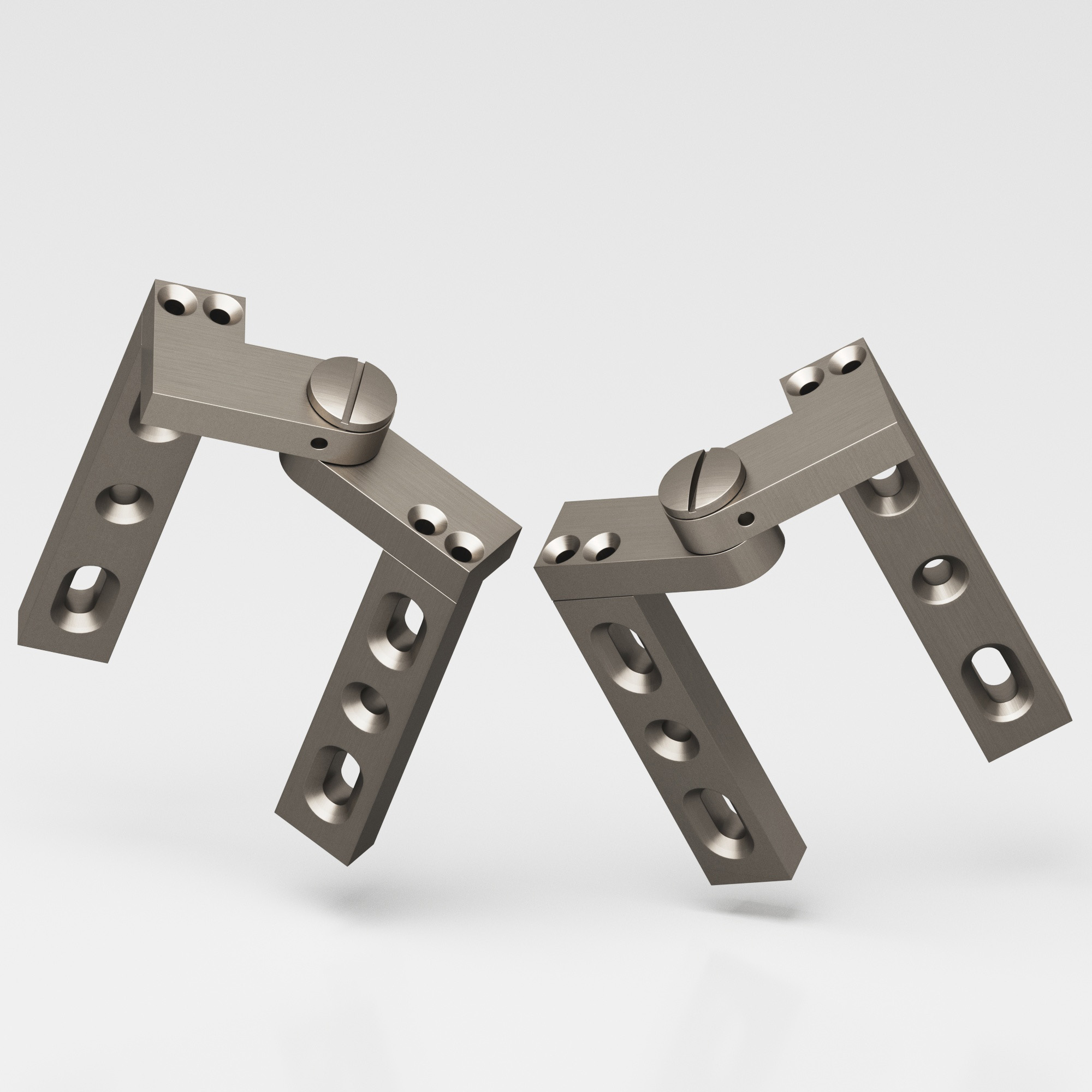 Colonial Bronze 9LH 9RH Series Pivot Hinge 45 in Matte Pewter (M15B)