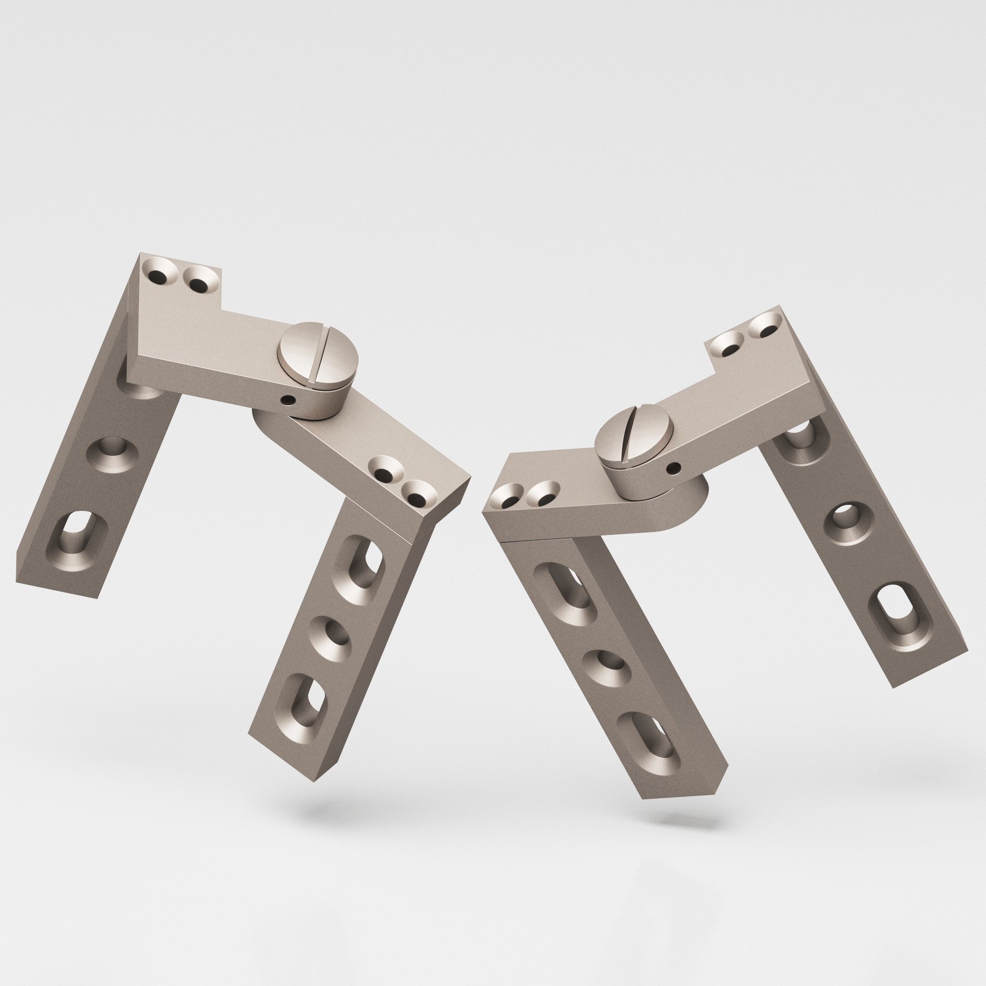 Colonial Bronze 9LH 9RH Series Pivot Hinge 43 in Matte Satin Nickel (M15)