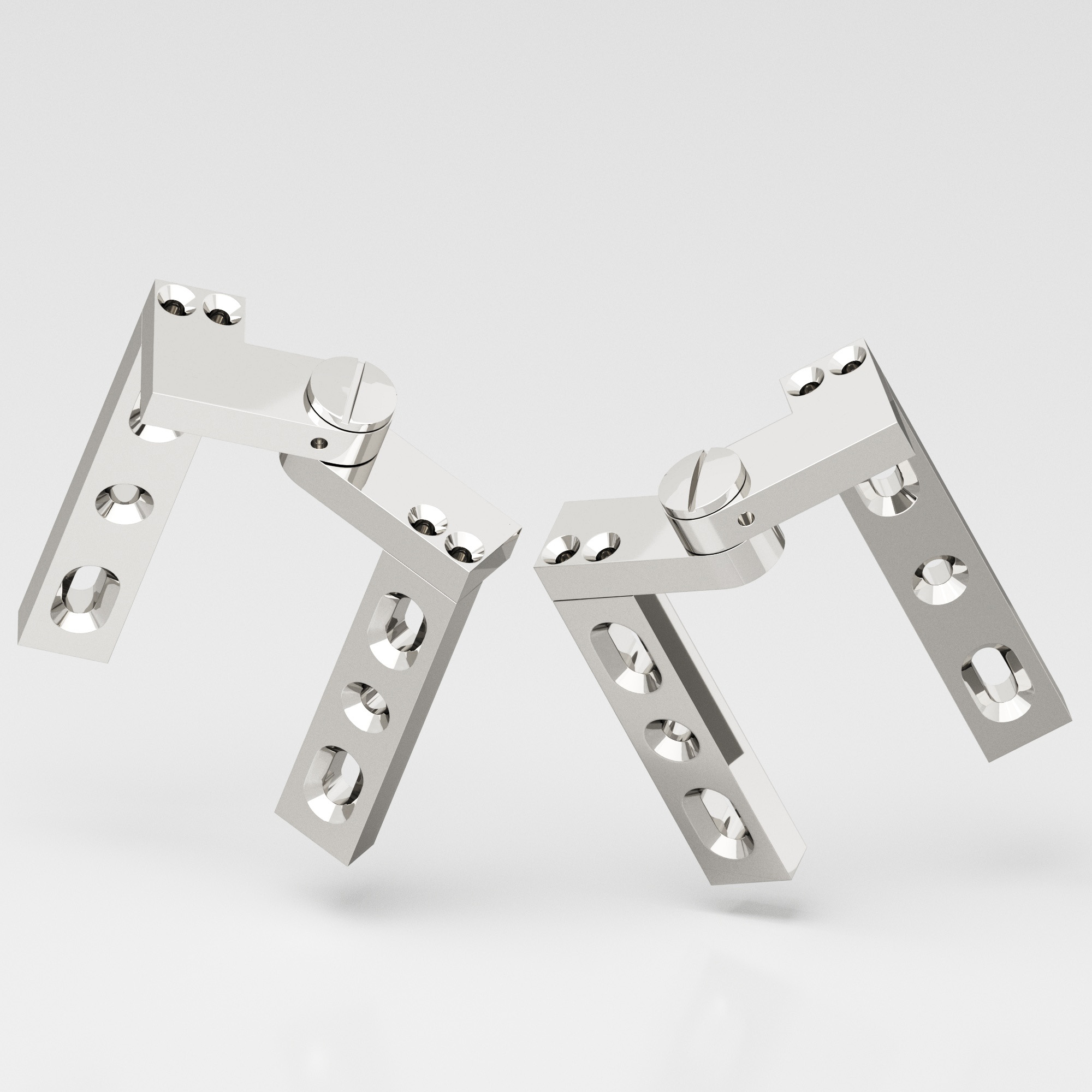 Colonial Bronze 9LH 9RH Series Pivot Hinge 40 in Polished NIckel (14)