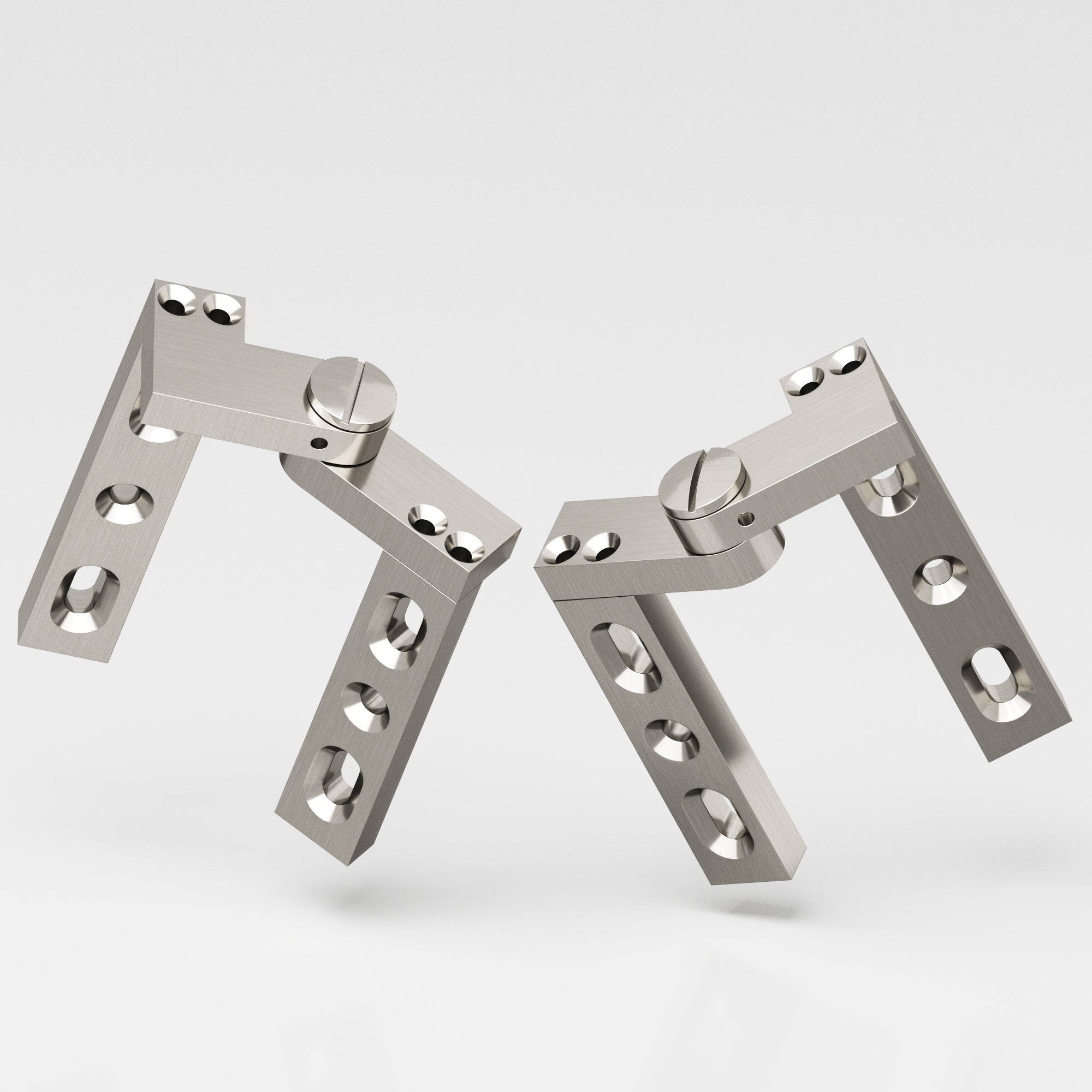 Colonial Bronze 9LH 9RH Series Pivot Hinge 41 in Satin Nickel (15)