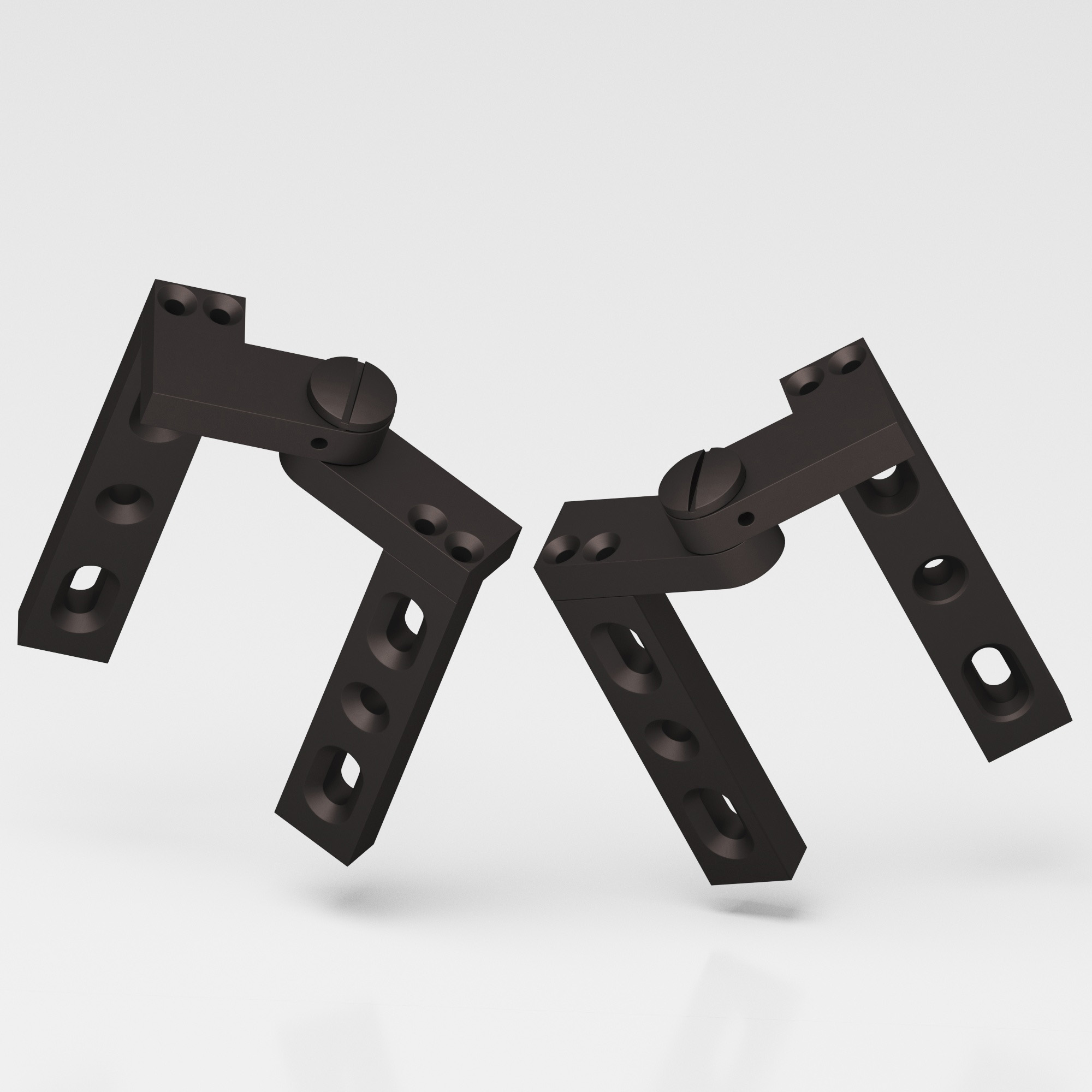 Colonial Bronze 9LH 9RH Series Pivot Hinge 35 in Matte Dark Statuary Bronze (M20A)
