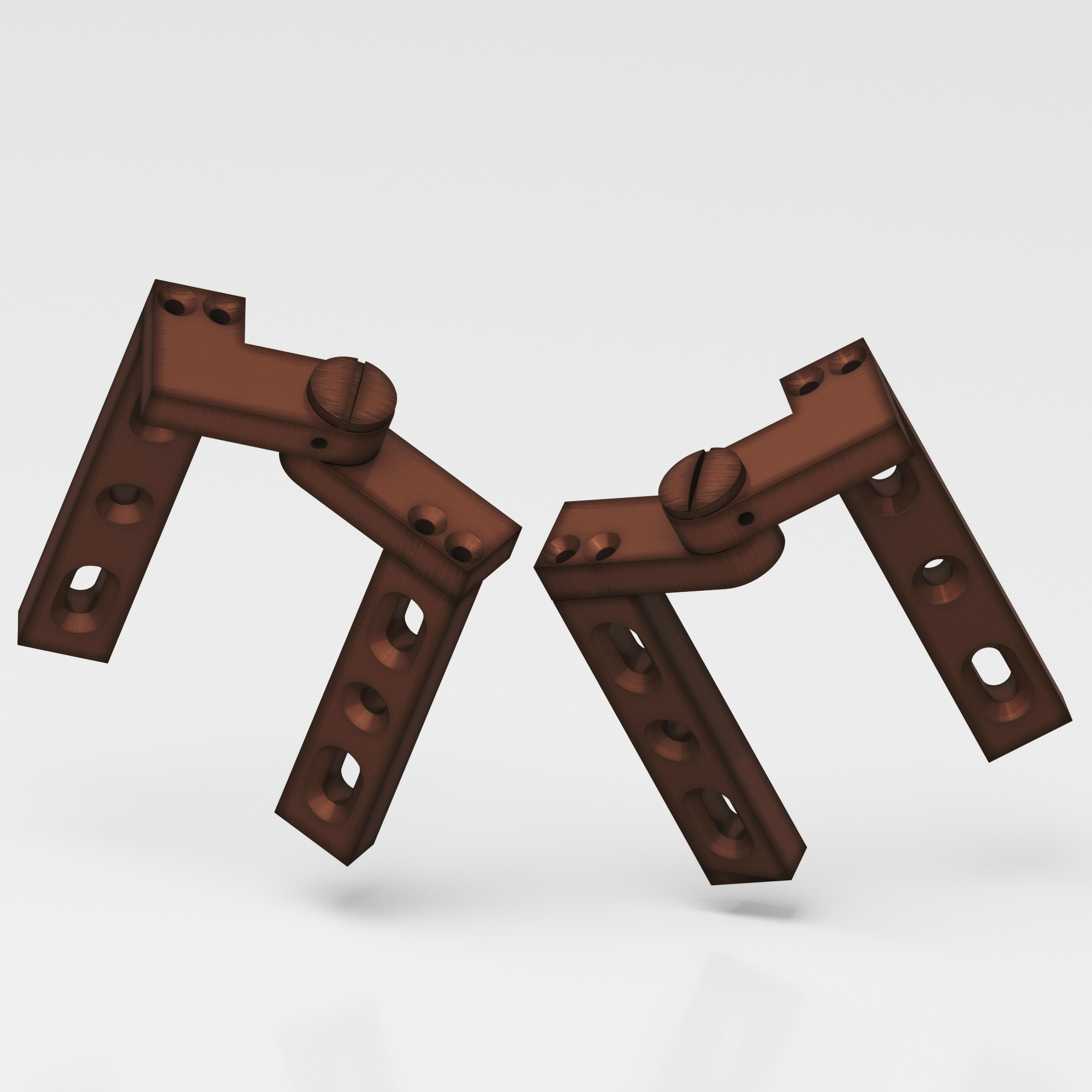 9LH & 9RH Intermediate Pivot Hinge Series - Colonial Bronze