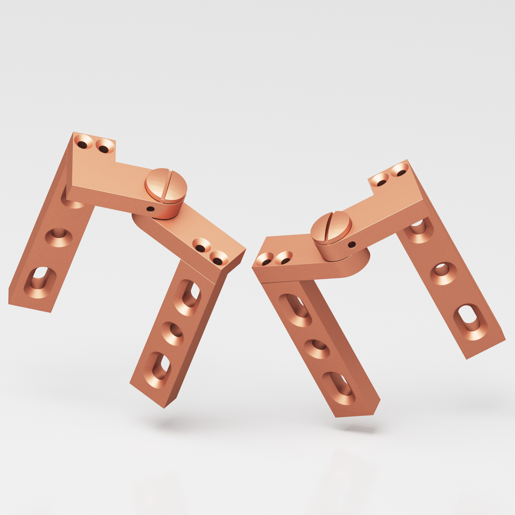 9LH & 9RH Intermediate Pivot Hinge Series - Colonial Bronze