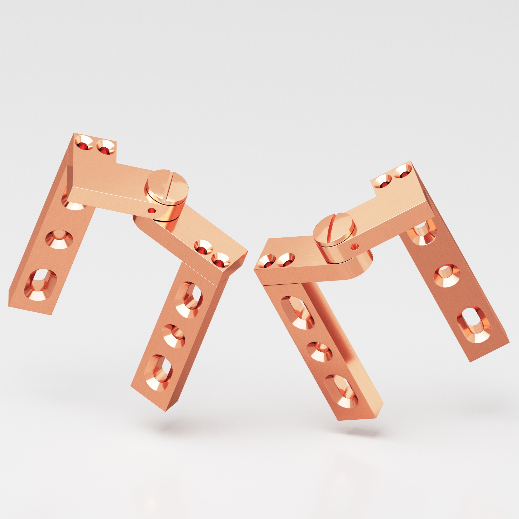 Colonial Bronze 9LH 9RH Series Pivot Hinge 14 in Satin Copper (SCU)