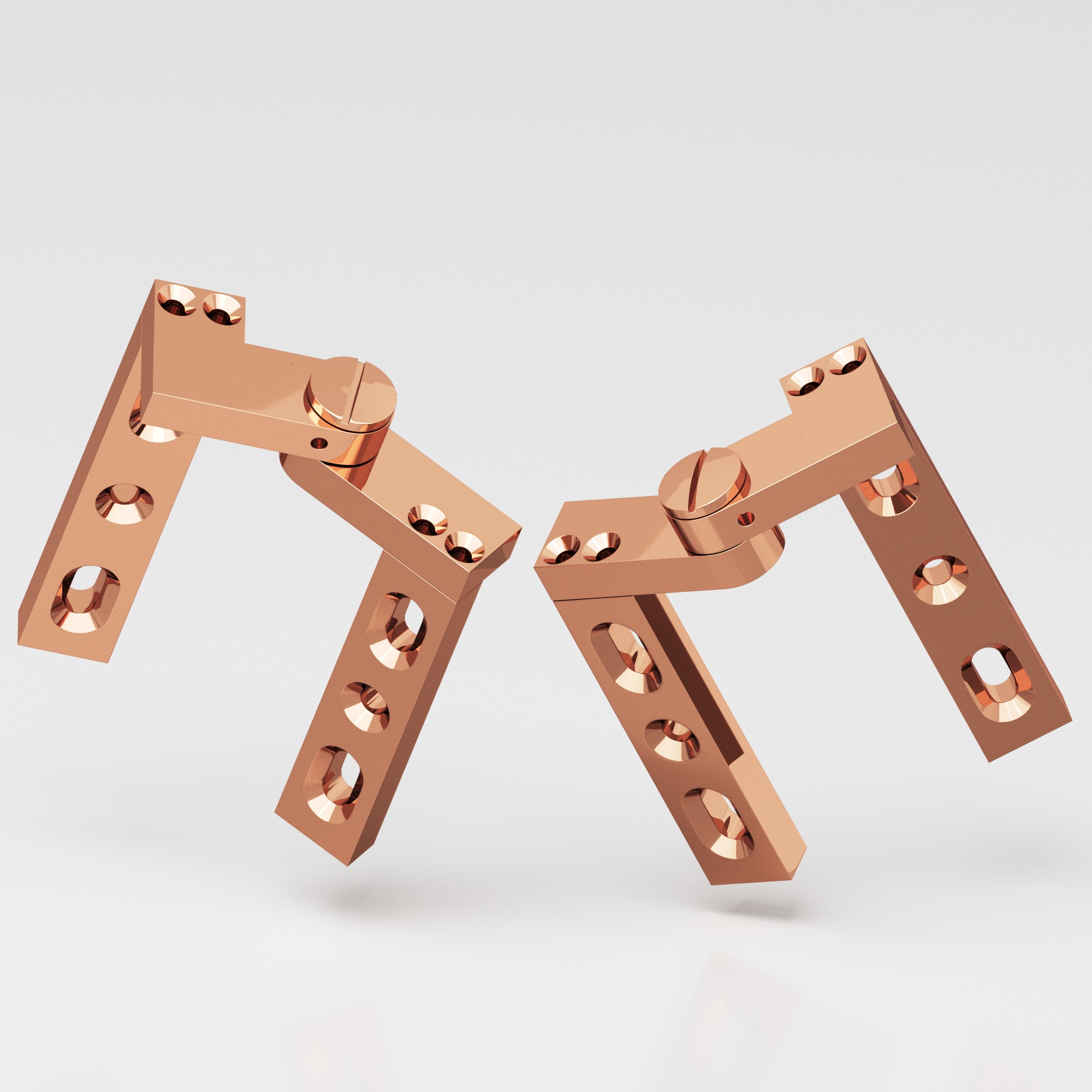 9LH & 9RH Intermediate Pivot Hinge Series - Colonial Bronze