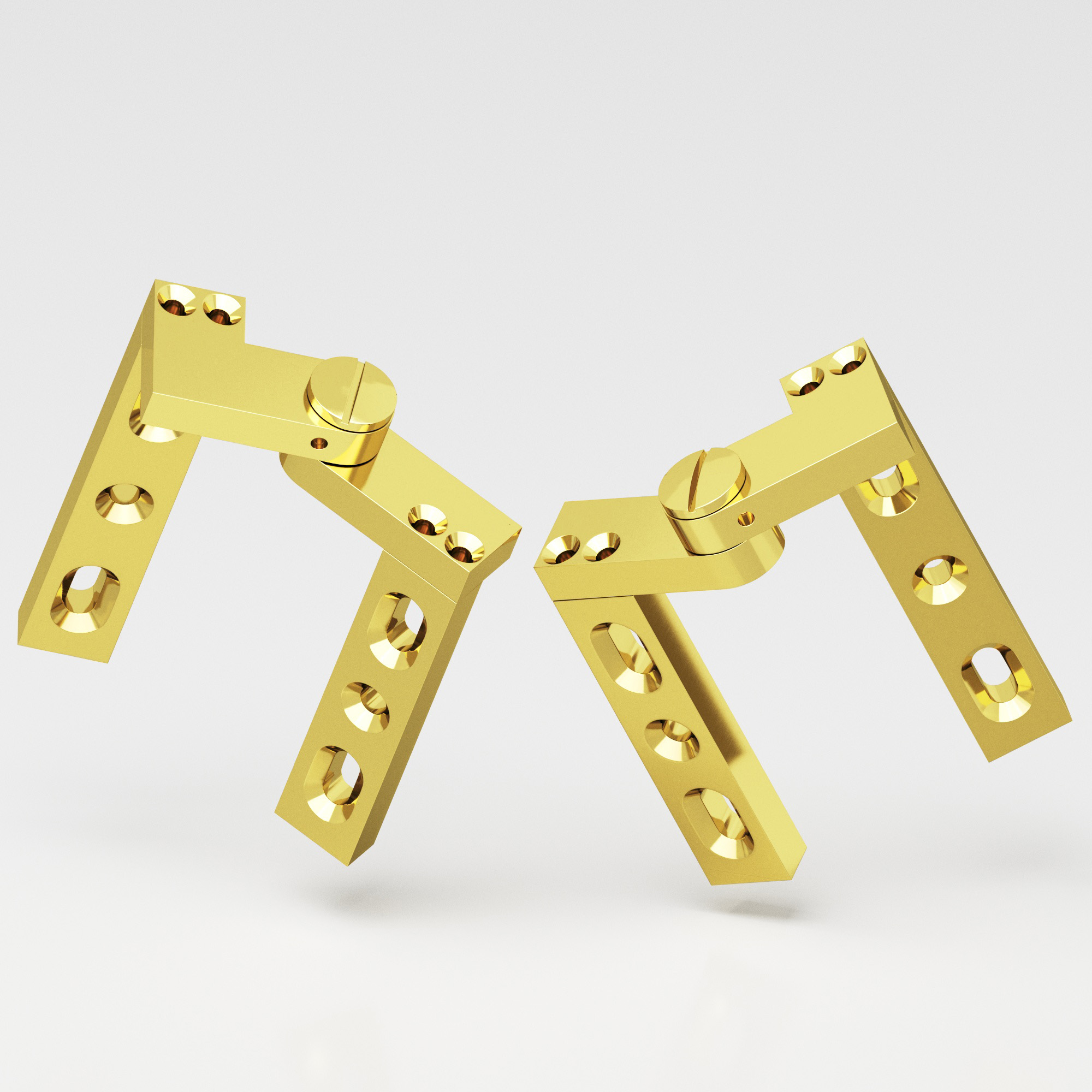 Colonial Bronze 9LH 9RH Series Pivot Hinge 11 in French Gold (AF)