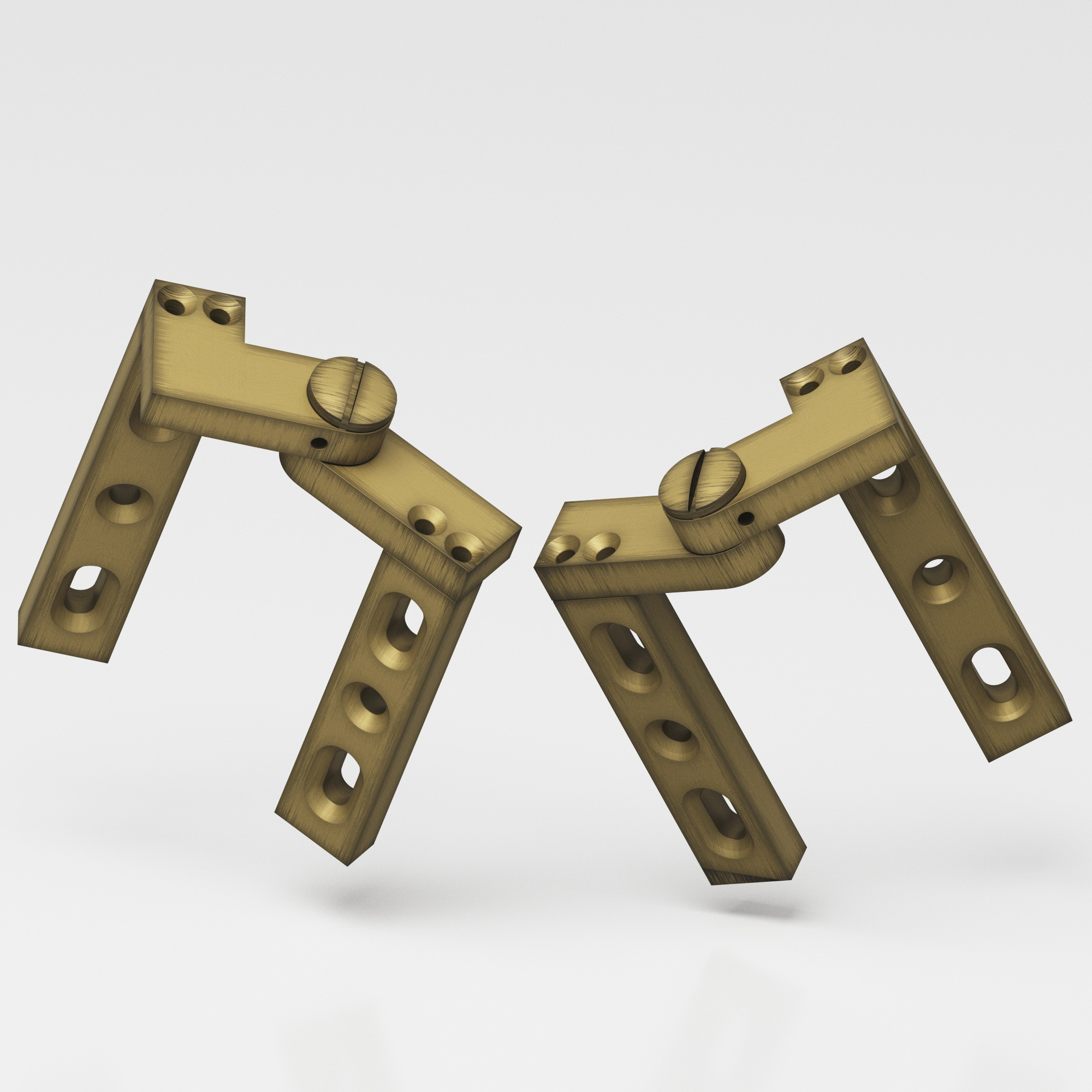 9LH & 9RH Intermediate Pivot Hinge Series - Colonial Bronze