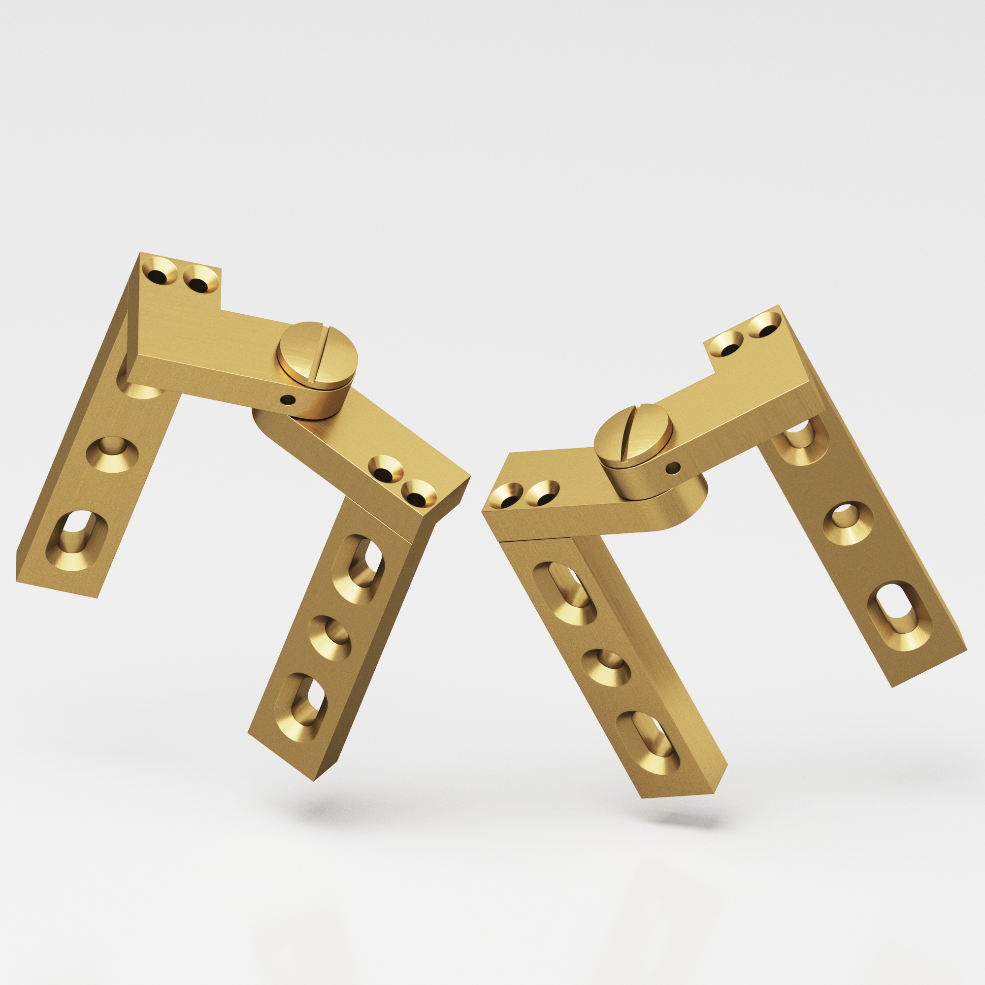 9LH & 9RH Intermediate Pivot Hinge Series - Colonial Bronze