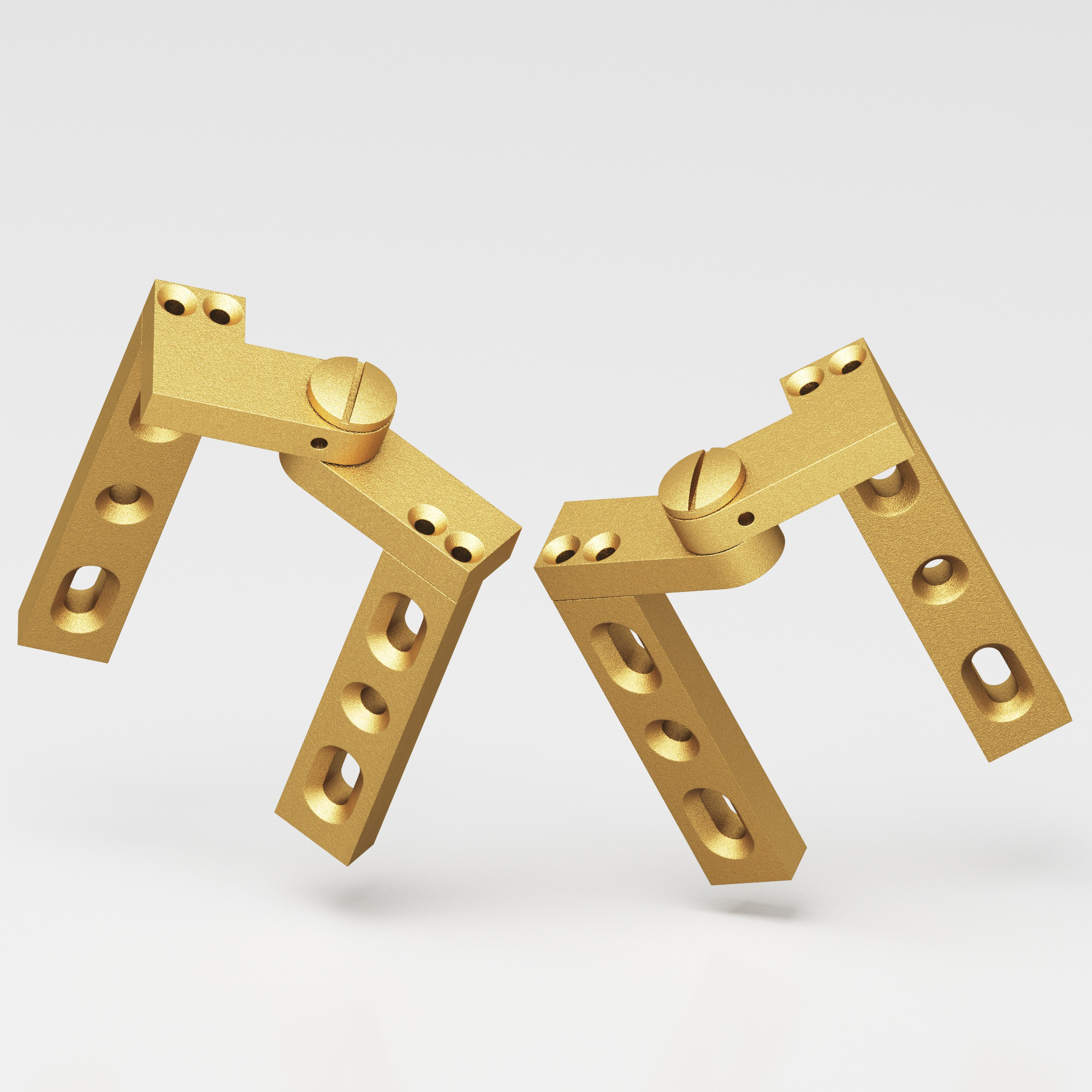 Colonial Bronze 9LH 9RH Series Pivot Hinge 5 in Frost Brass™ (4F)
