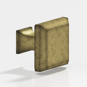 Colonial Bronze 517_528_529 Cabinet Knob Series Shown in Distressed Antique Brass_(D5)