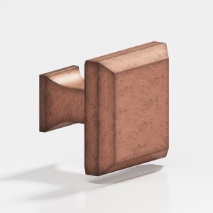 Colonial Bronze 517_528_529 Cabinet Knob Series Shown in Distressed Antique Copper_(D11)