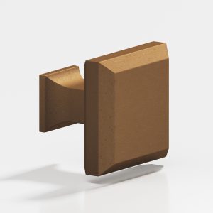 Colonial Bronze 517_528_529 Cabinet Knob Series Shown in Distressed Light Statuary Bronze_(D20)