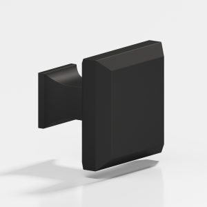 Colonial Bronze 517_528_529 Cabinet Knob Series Shown in Matte Satin Black_(M19)