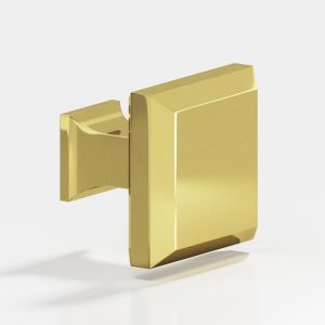 Colonial Bronze 517_528_529 Cabinet Knob Series Shown in Unlacquered Polished Brass_(3A)