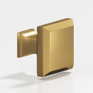 Colonial Bronze 517_528_529 Cabinet Knob Series Shown in Unlacquered Polished Brass_(4A)