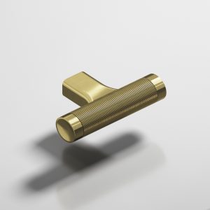 Colonial Bronze 1340 Micro Coined T Pull in Antique Brass (5)