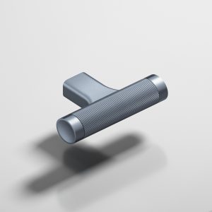 Colonial Bronze 1340 Micro Coined T Pull in Frost Chrome™ (26F)