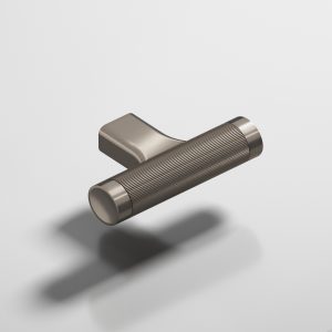 Colonial Bronze 1340 Micro Coined T Pull in Matte Pewter (M15B)