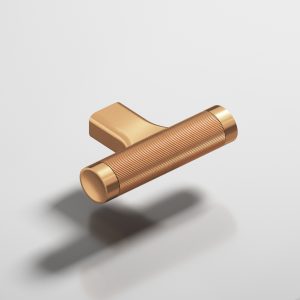 Colonial Bronze 1340 Micro Coined T Pull in Matte Satin Bronze (M10)