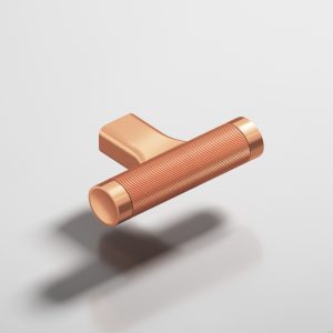 Colonial Bronze 1340 Micro Coined T Pull in Matte Satin Copper (MSCU)