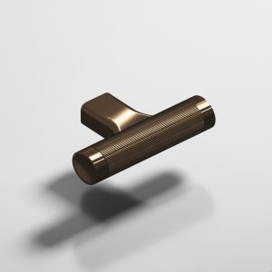 Colonial Bronze 1340 Micro Coined T Pull in Oil Rubbed Bronze (10B)