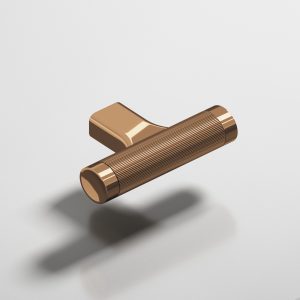 Colonial Bronze 1340 Micro Coined T Pull in Polished Bronze (9)