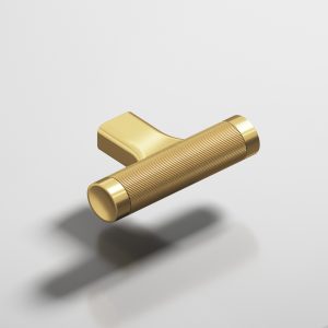 Colonial Bronze 1340 Micro Coined T Pull in Satin Brass (4)